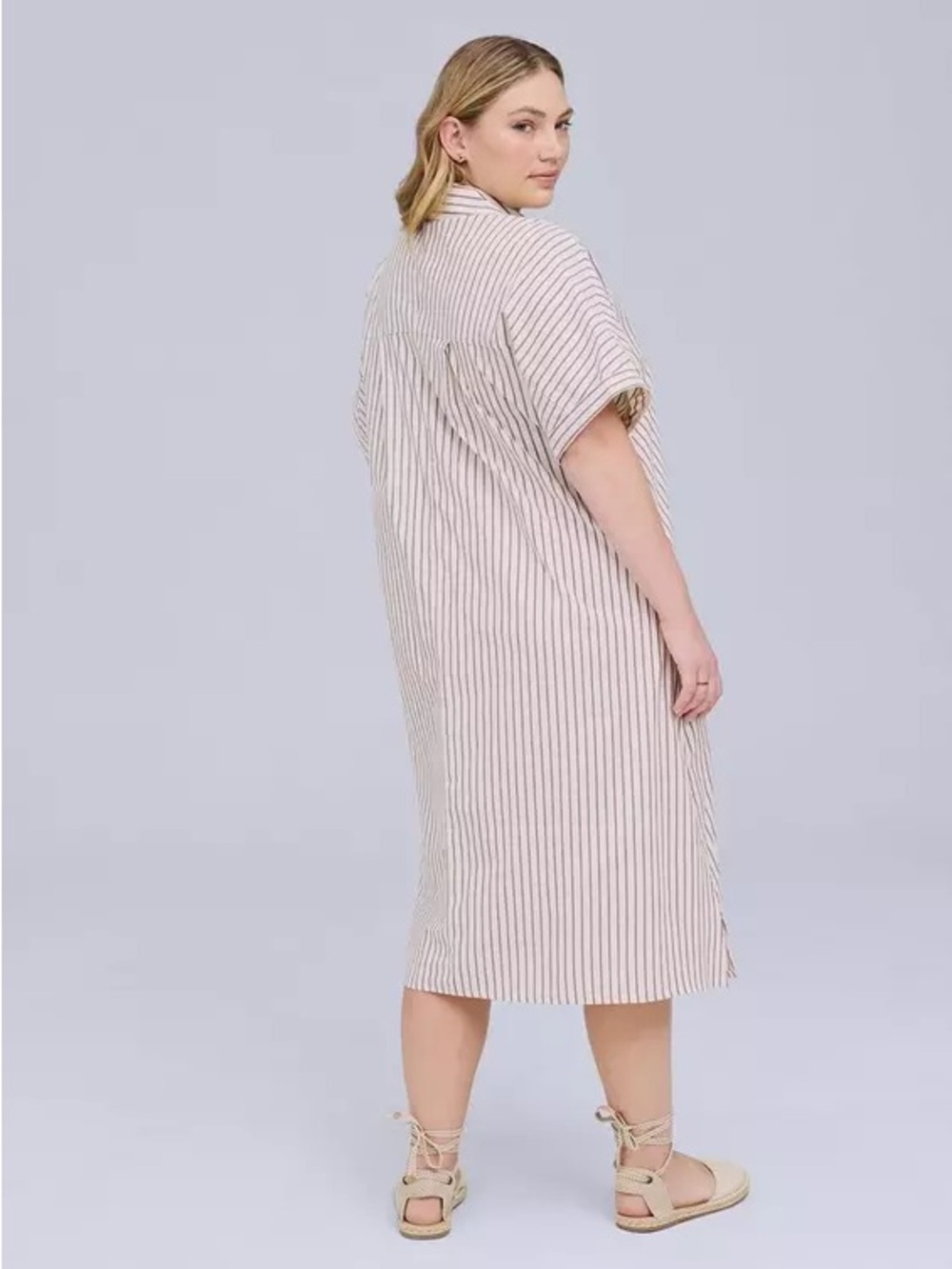 Belle Isle midi popover dolman dress - Picture 4 of 8